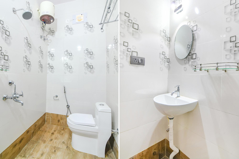 Bathroom 4, FabHotel D Park - Nr. Dum Dum Junction, North 24 Parganas