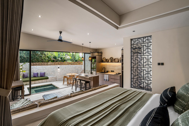 Bedroom 3, Sunrise Lush River Villa by Alfred in Bali, Badung