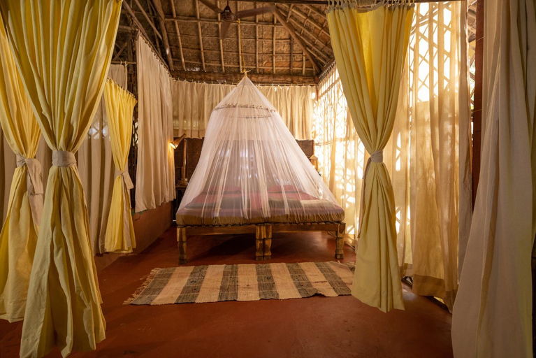 Bedroom 2, Bhakti Kutir Huts, South Goa