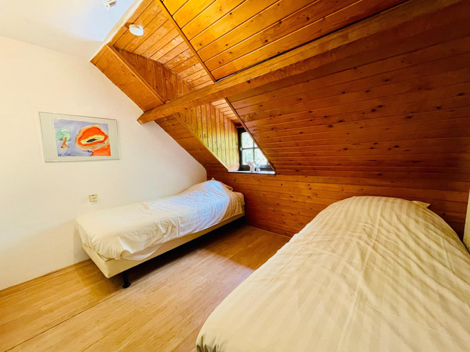 Bedroom 3, Farmhouse in Sint Joost with Pool BBQ, Echt-Susteren