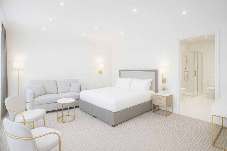 Bedroom 3, The Hadley Hotel, London