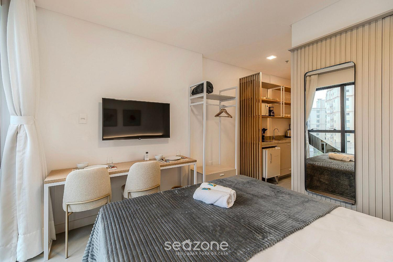 Bedroom 3, MHFBs - Edificio Moderno c/ piscina vista mar em Itapema, Itapema