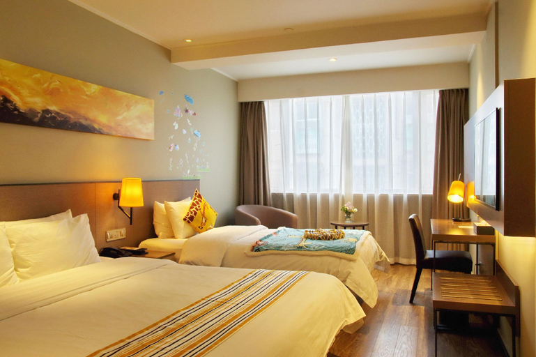 Bedroom 2, Home Inn Plus Chengdu Taikoo Li Chunxi Road 339, Chengdu