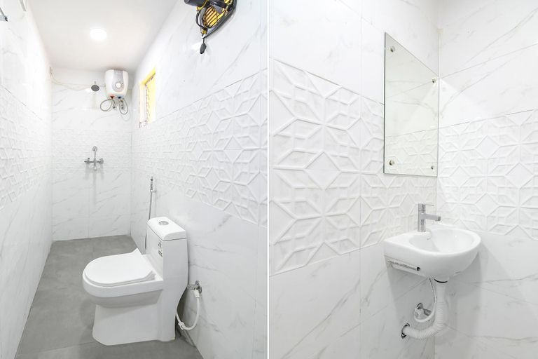 Bathroom 4, FabHotel Olive Inn I - 260m from Saltlake Sector V Metro Station, North 24 Parganas