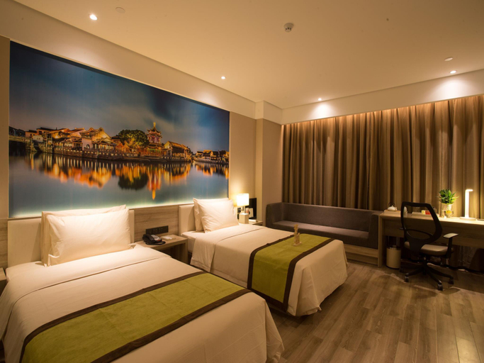 Bedroom 2, Atour Hotel Suzhou Jinji Lake Expo Center, Suzhou