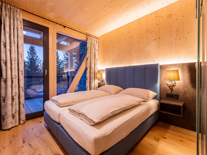 Bedroom, Lavish chalet with sauna, Murau