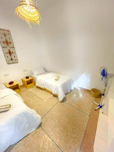 Bedroom 3, Eco Bay Surf House, Agadir-Ida ou Tanane