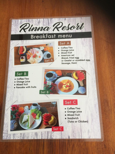 Food & Drinks 5, Rinna Resort, Kantrang