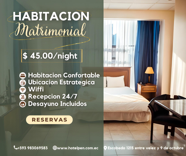 Bedroom 3, Hotel Las Penas, Guayaquil