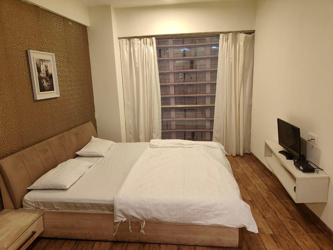 Bedroom 2, Rajhansh Belliza Nest - A Luxury 2BHK Apartment, Surat
