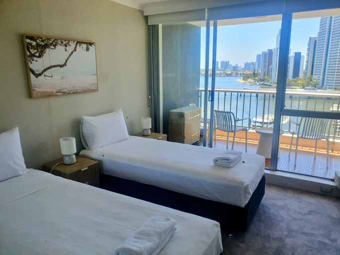 Bedroom 4, Moorings - HR Surfers Paradise, Gold Coast
