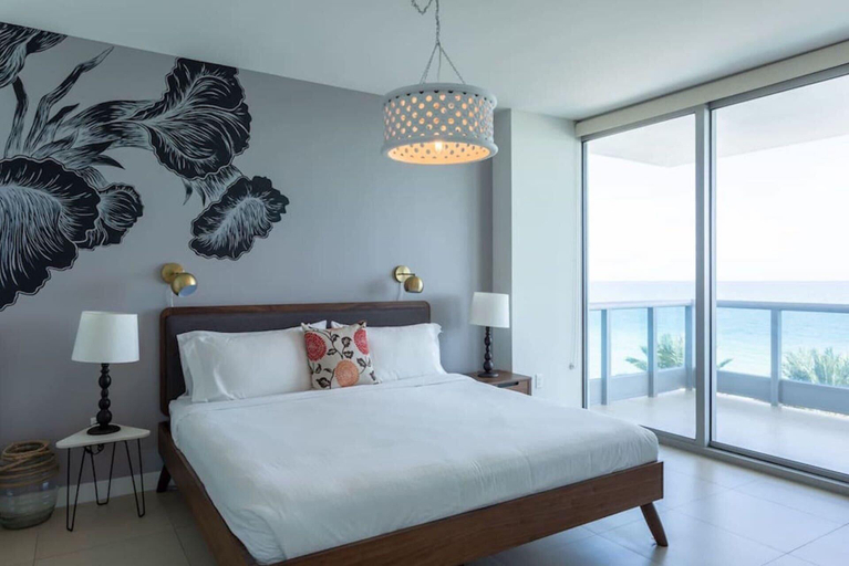 Bedroom 3, Modern Geometry at Monte Carlo Miami Beach, Miami-Dade