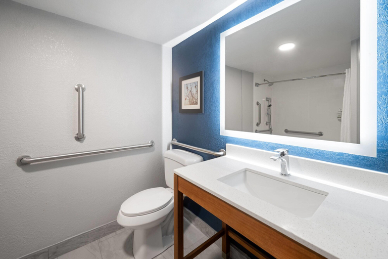 Bathroom 4, La Quinta Inn & Suites by Wyndham Raleigh Cary, Wake