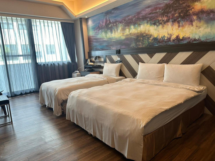 Bedroom 2, Wei Feng Business Hotel - Zhanqian Branch, Pingtung