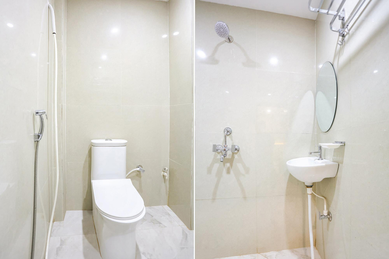 Bathroom 3, FabHotel Hari Kunj 900 m from Kashi Vishwanath Temple, Varanasi