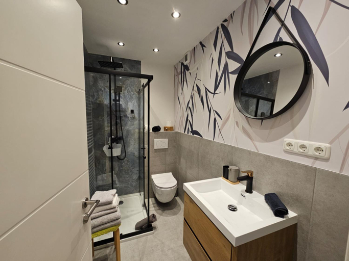Bathroom, Fewo Green, Businesswohnung, Monteurzimmer, Zentral, Salzgitter