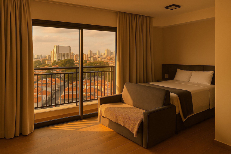Bedroom 2, ELEGANCE SUÍTES MAX JARDIM, São Paulo