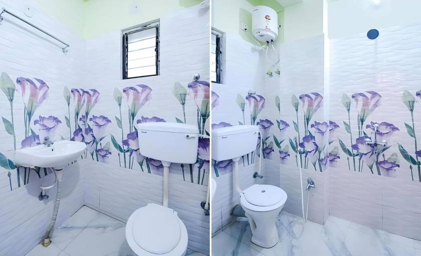 Bathroom, Hotel New Om Shanti International, South 24 Parganas