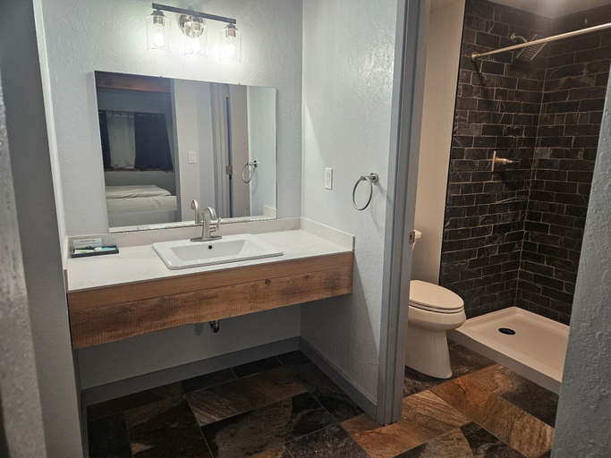 Bathroom 3, The Black Forest Lodge, Tehama