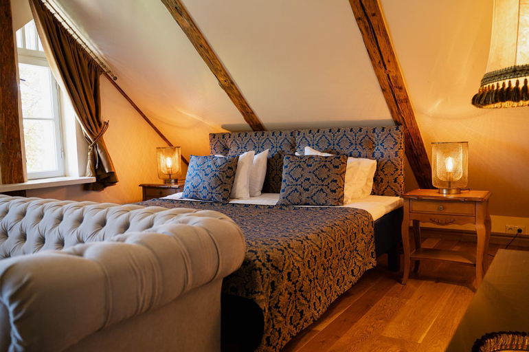 Bedroom 2, Boutique Hotel Virkas muiza, Kuldiga