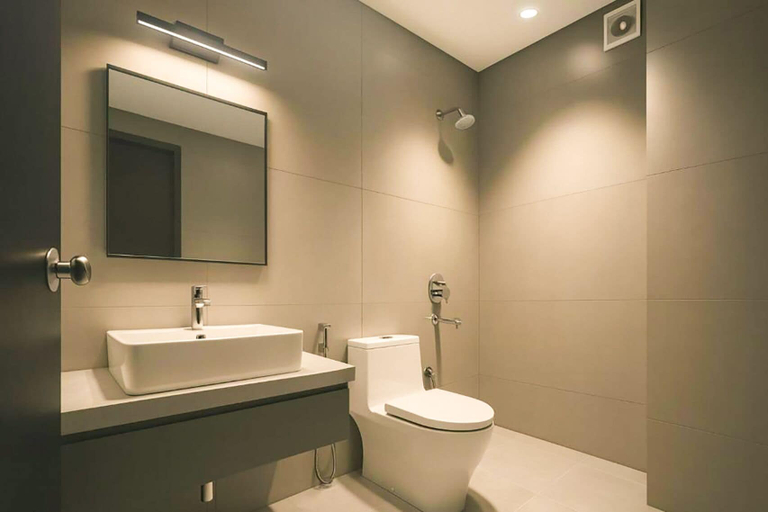 Bathroom, Elegance Resort, Mathura