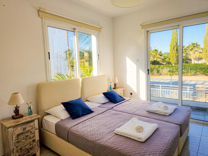 Bedroom 3, Nissi beach villa Oleandra