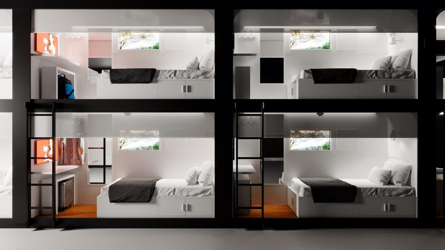 Bedroom 3, M Pods Málaga, Málaga