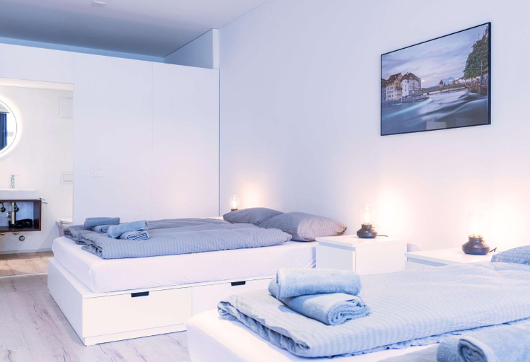 Bedroom 2, HITrental Zur Metzgern Apartments, Luzern