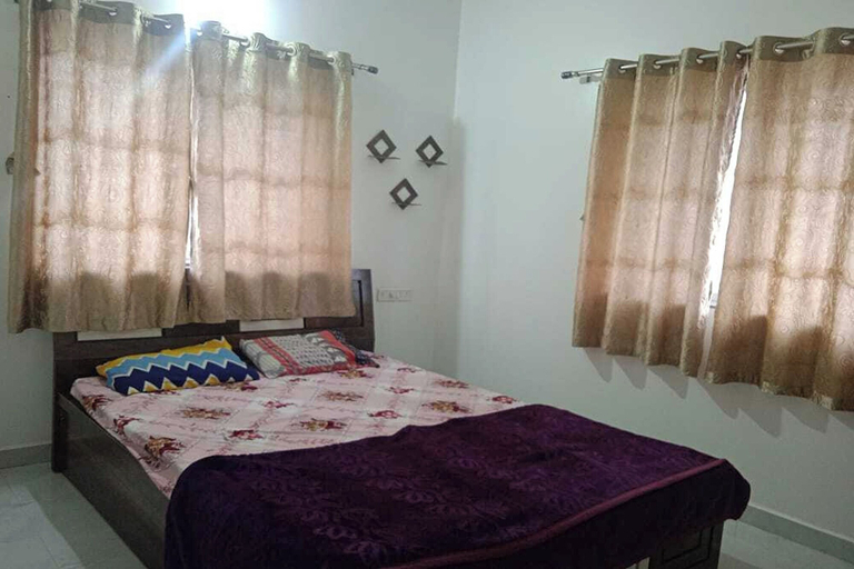 Bedroom 2, Vighnaharta Villa, Pune