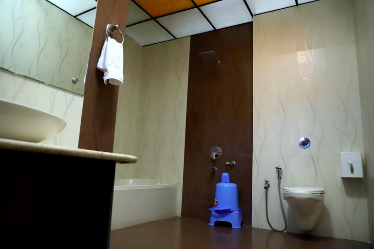 Bathroom 3, Hotel Heera Executive, Nandurbar