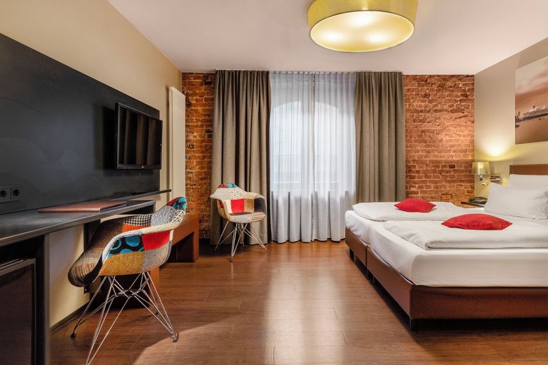 Bedroom 2, Hotel Volksschule, Hamburg