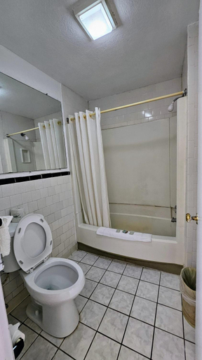 Bathroom 4, Budget Inn, Williamsburg