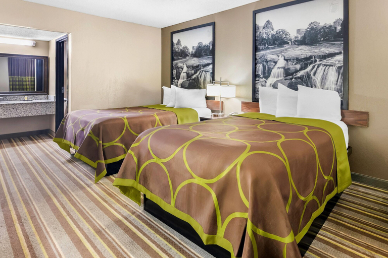 Bedroom 4, Super 8 by Wyndham Columbia, Richland