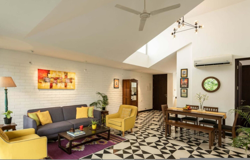 Room 4, El Arbol by Hireavilla -2BR Apartment in Nerul, North Goa