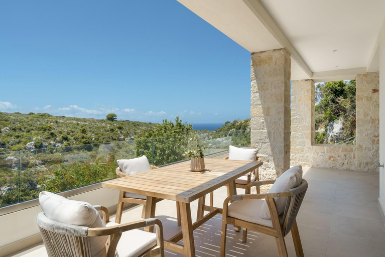 Balcony/terrace 2, Le Mont Blanc - with shared Pool, Crete