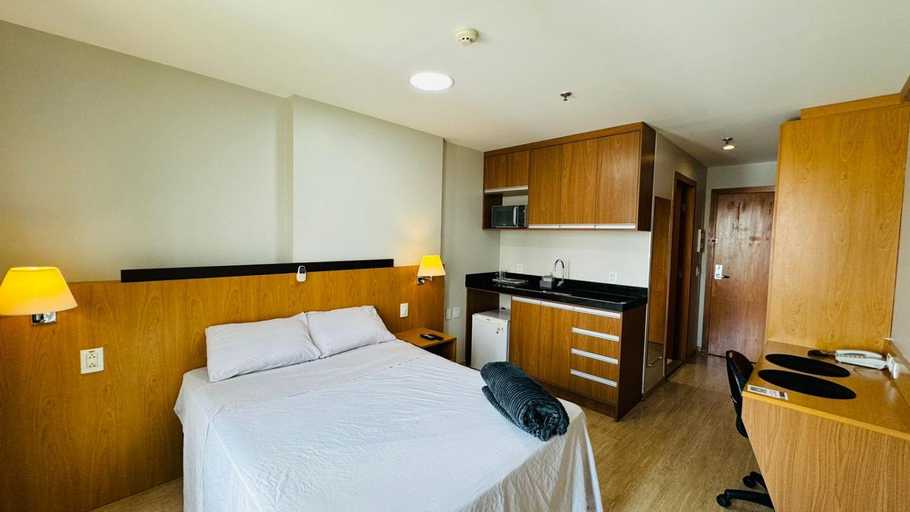 Bedroom, Flat aconchegante 5 andar, Brasília