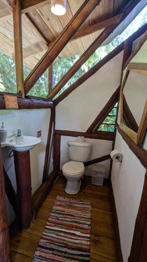 Bathroom 4, Tree House Beachfront Lodge, Talamanca