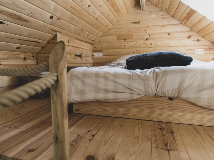 Bedroom, Romantic Woodland Chalet, Luxembourg