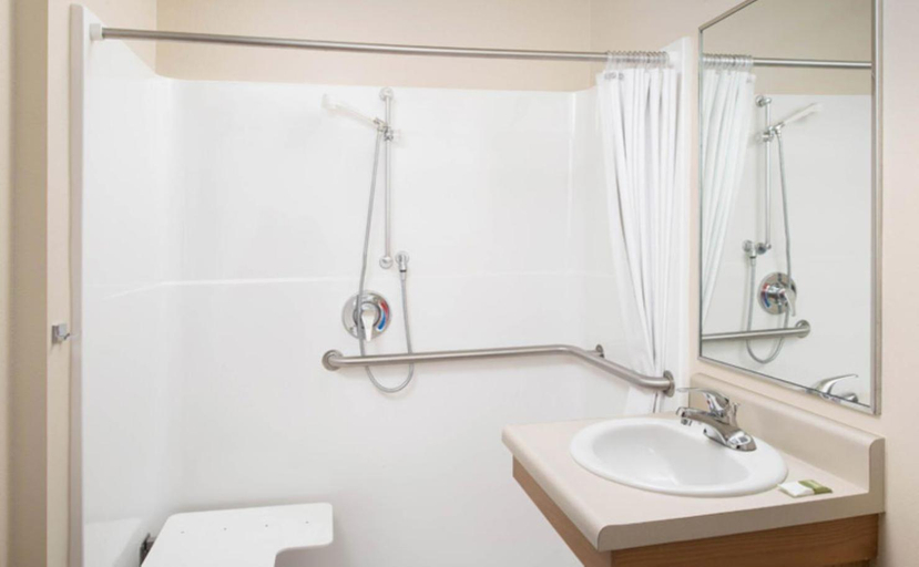 Bathroom 4, WoodSpring Suites St. Louis St. Charles, Saint Charles