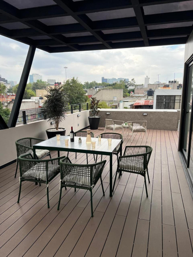 Balcony/terrace 4, Panuco Suites, Mexico City