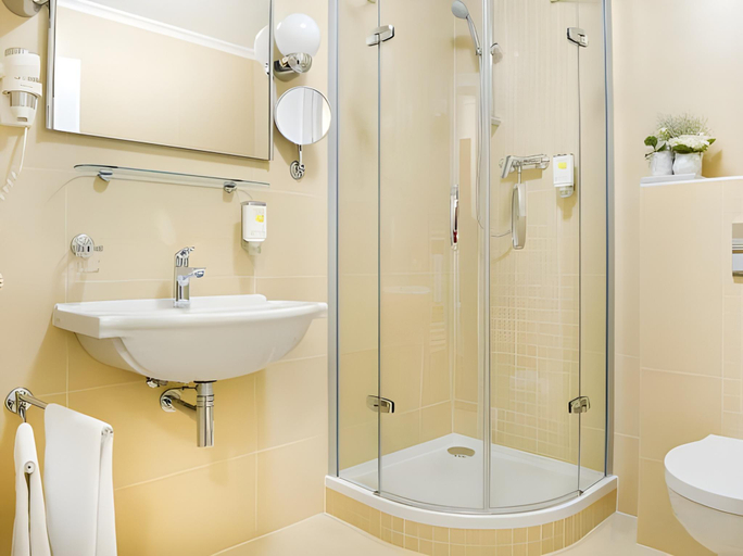 Bathroom 4, Boutique Hotel Seven Days Prague, Praha 1