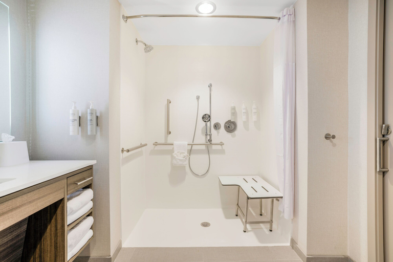 Bathroom 4, Home2 Suites Hilton Aurora Medical Center, Adams