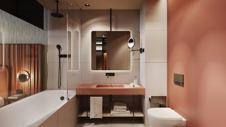 Bathroom 5, Hotel Verde Mar & SPA, Ribeira Grande
