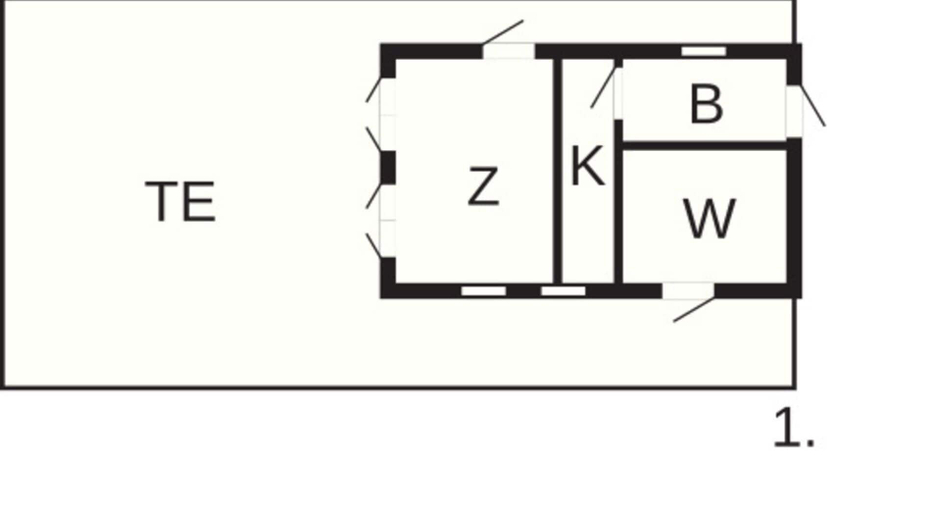 Floor plan 2, 4 Person Holiday Home in Laeso, Læsø
