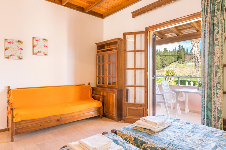 Bedroom 2, Nikos Pool House & Apartments, Ionian Islands