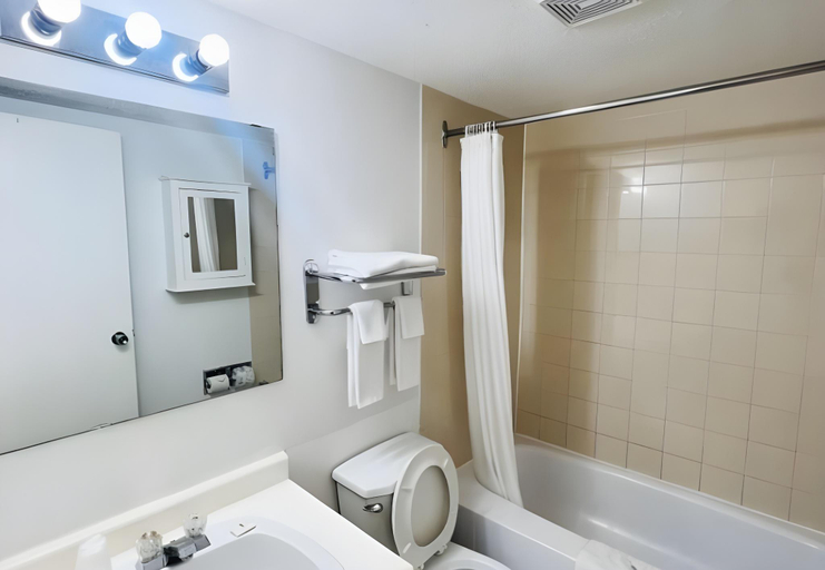 Bathroom 4, Midtown Inn, Division No. 11