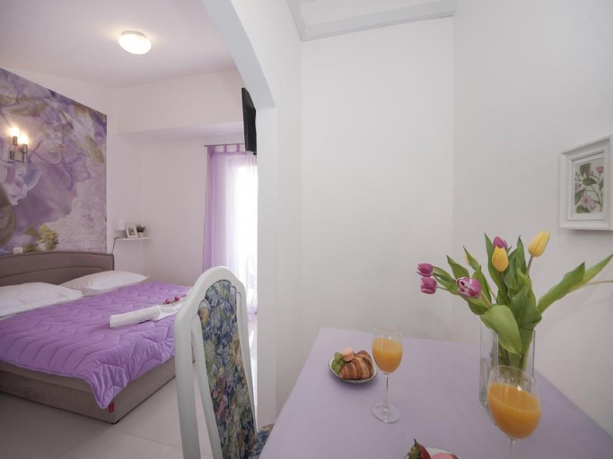 Bedroom 2, Apartments Villa Angela - Studio Apartment with Terrace and Sea View Angela, Baška Voda