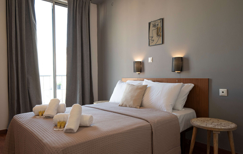 Bedroom 4, The Square Hotel by X&N, Attica