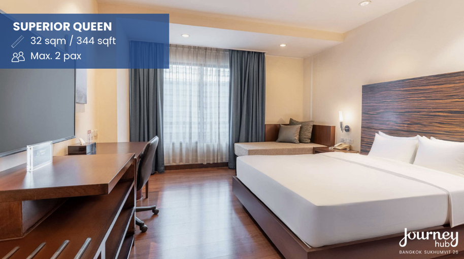 Bedroom 3, Journeyhub Bangkok Sukhumvit 26, Khlong Toey