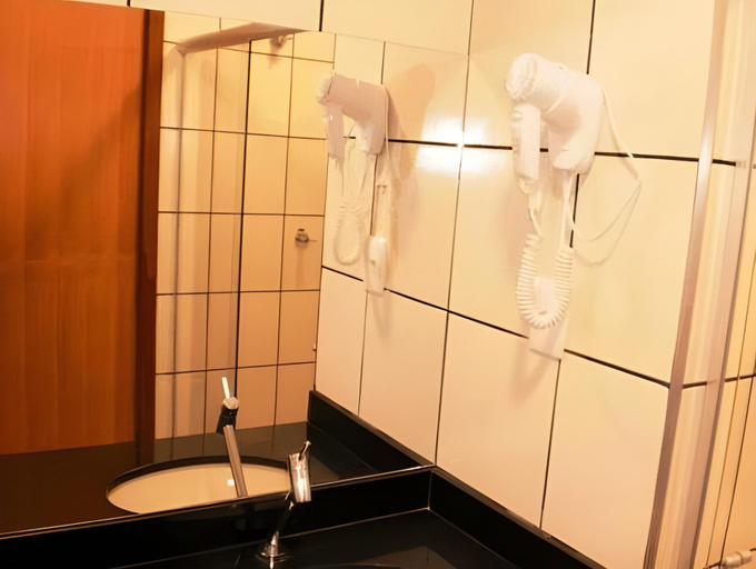Bathroom, Hotel Thermas Bonsucesso, Jataí